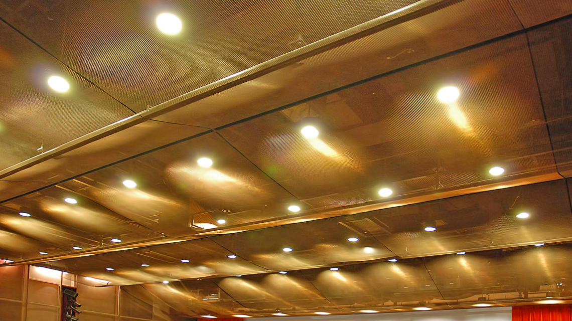 musée faux-plafond en maille métallique inox LEO P06090 www.plafondmetaldesign.fr - <p>musée faux-plafond en maille métallique inox LEO P06090 <a href=