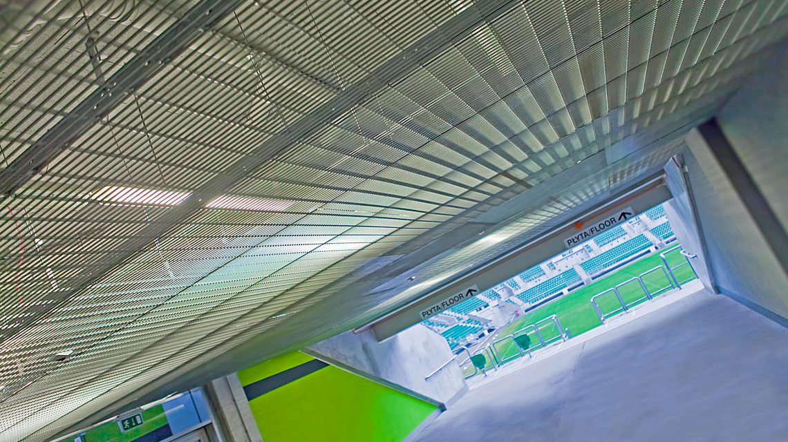 grille métallique électro-soudée SLOT architecture design www.plafondmetaldesign.fr - <p>grille métallique électro-soudée SLOT architecture design <a href=